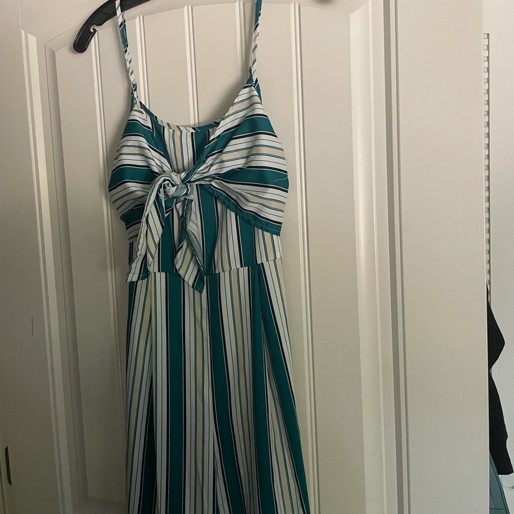 Jumpsuit with wide leg pant